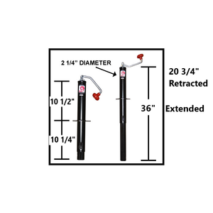 Top Wind RAM 5000lb A Frame Trailer Tongue Jack