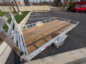 Silver Ox Mighty Lite 6x12 Single Axle Aluminum Utility Trailer