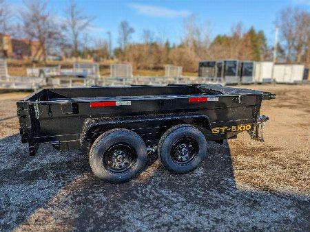 Griffin 5X10 Tandem Axle Hydraulic Dump Trailer with Tarp Kit and Battery Charger