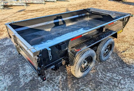 Griffin 5X10 Tandem Axle Hydraulic Dump Trailer with Tarp Kit and Battery Charger