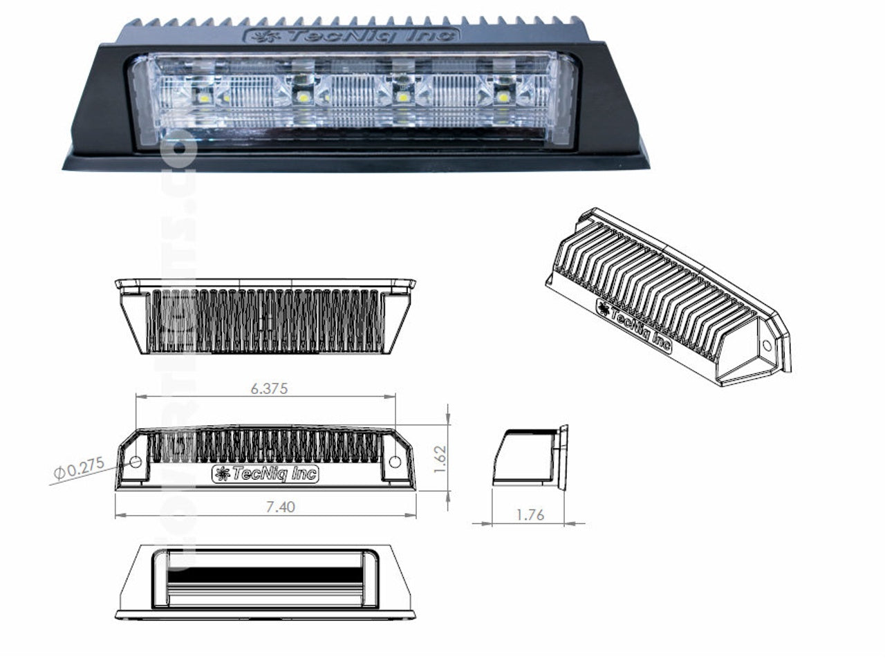 Surface Mount Load Light 2000 Lumens D30