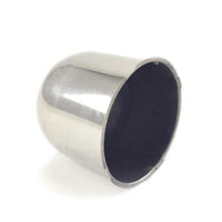 4.9" Stainless Steel Trailer Center Cap for Aluminum Wheels - component detail | AAA Trailer