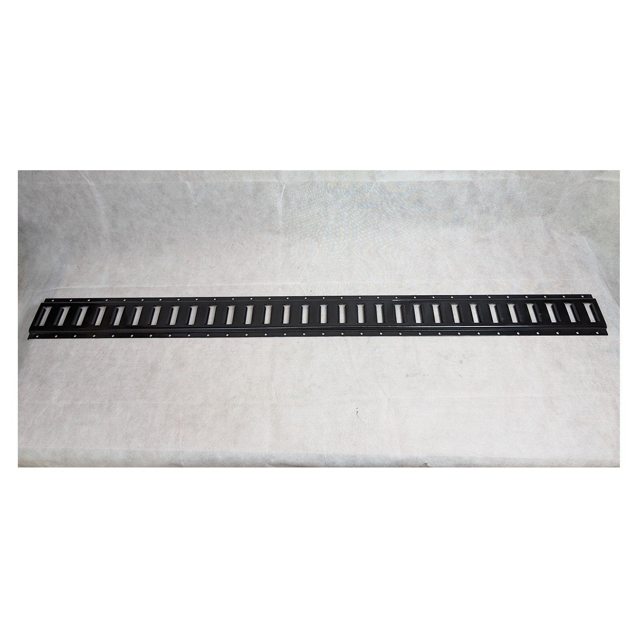 5-Foot Black Steel Horizontal E-Track Tie-Down Rail