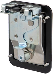 Buyers Products L3885RLS Stainless Steel Rotary Single Point Paddle Latch, 1/2 Inch Striker, Locking Tool Box Latch for Utility Boxes, Tack Boxes