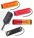 LED Rectangular 3 3/4" x 1 1/4" Red Clearance Light
