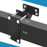Spare Tire CarrierHeavy Duty Lock Holder,Fits 4 & 5 & 6 Lugs Trailer Wheels on 4", 4.5'', 4.75'', 5'' and 5.5'' Bolt Patterns,Holds up to 150 Lbs