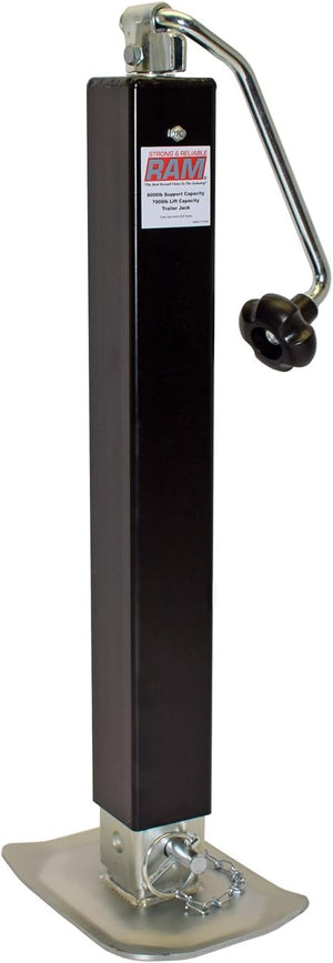 Square Direct Mount Jack RAM Top Wind 7000 lb. Lift
