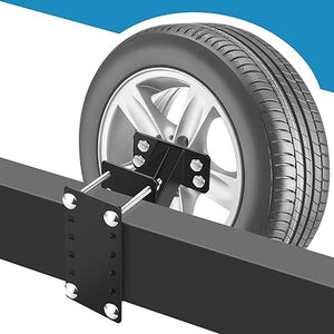 Spare Tire Carrier Heavy Duty Lock Holder,Fits 4 & 5 & 6 Lugs Trailer Wheels on 4
