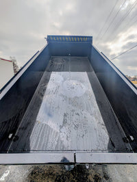 6x12 Dump Trailer 10,200 GVWR Tandem Axle Hydraulic Dump w/ Tarp Kit – Griffin GT - 7,000 lb, 3,200 PSI, 6x12 - close-up view