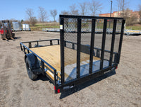 6x12 Steel Utility Trailer for Sale Near Howell, MI – Heavy-Duty Rice Trailer w/ Ramp Gate - 3,500 lb, 6x12 - component detai