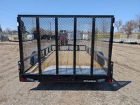 6x12 Steel Utility Trailer for Sale Near Howell, MI – Heavy-Duty Rice Trailer w/ Ramp Gate - 3,500 lb, 6x12 - close-up view |