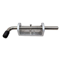 Spring Latch w/Aluminum Base and 7-5/16" Pin - 7/16" Diameter Wallace Forge Tipper - full product view | AAA Trailer