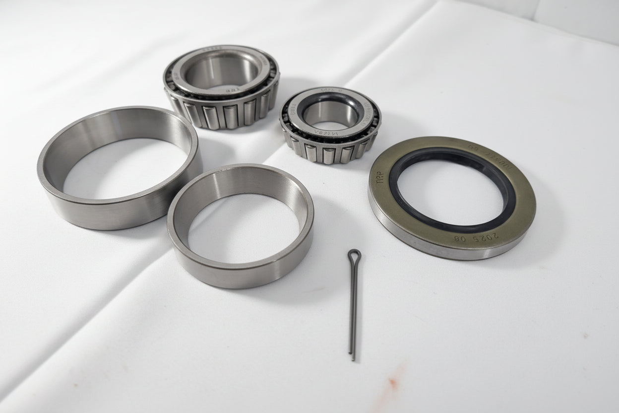 7000 lb Trailer Bearing Kit with 2.250" Seal — 25580 14125A Bearings & Races — No Cap — #42 Spindle — Dexter Lippert Compatible