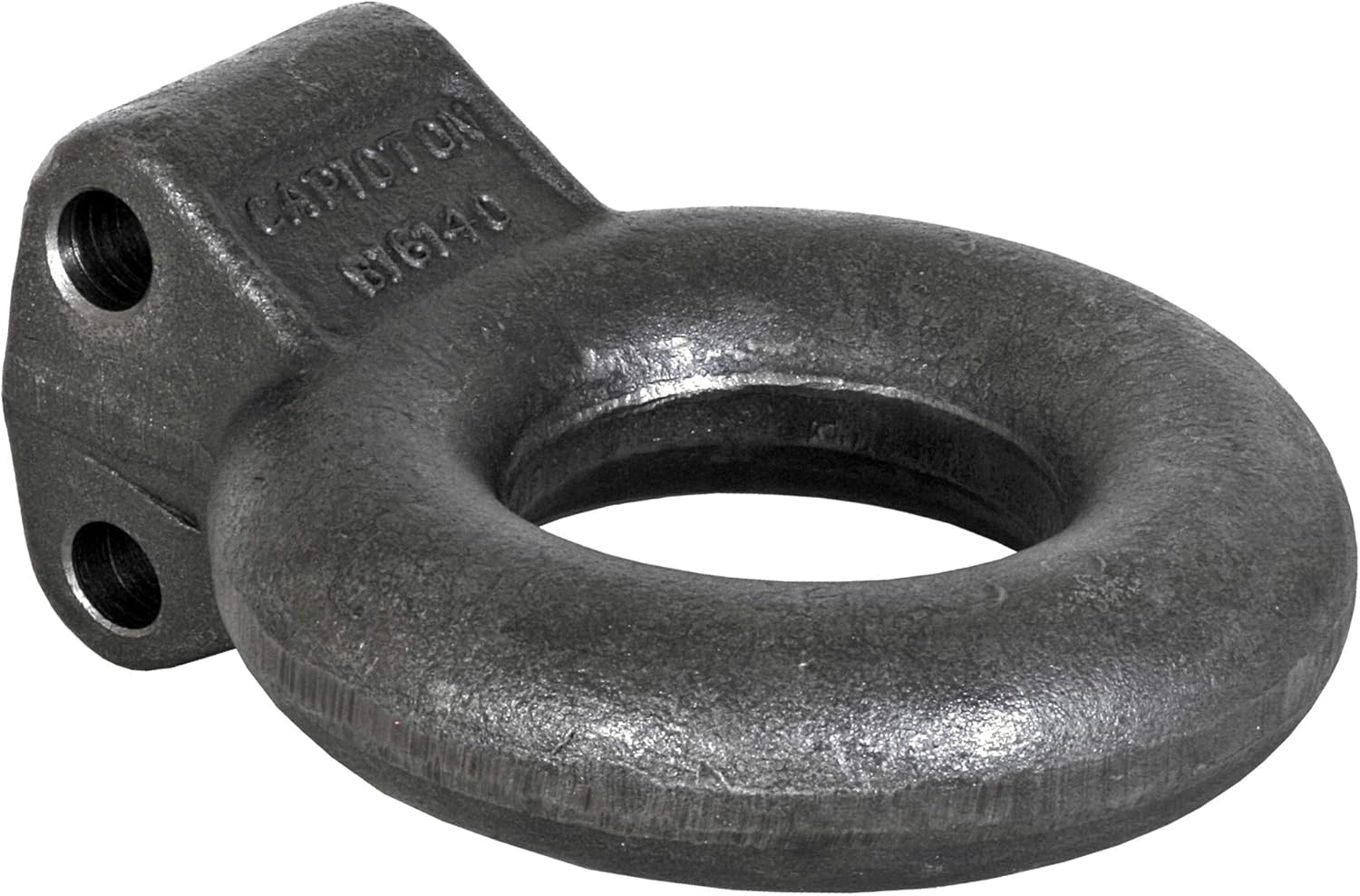 Pintle Hook Hitch Lunette Ring for Adj. Channel Bracket, GTW 25000lbs, VL 3000lbs B16145