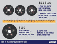 7k Axle Hub and Drum Assembly - 8 Lug (25580) - 9/16" Studs - 7,000 lb - detail view | AAA Trailer