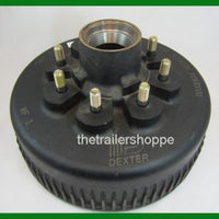 Dexter 10" x 2 1/4" Hub Brake Drum 5 Lug x 4.5"  MADE IN USA - 3,500 lb - close-up view | AAA Trailer