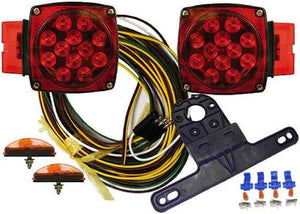 Jammy Universal LED Submersible/Marine & Boat Trailer Light Kit for Over 80