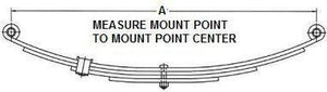 Leaf Spring Double Eye 1-3/4