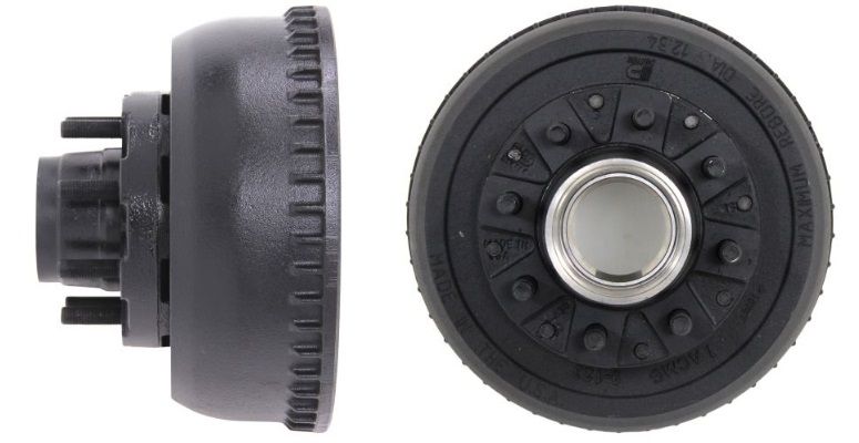 Dexter 2-Piece Trailer Brake Drum & Hub for 9-10K Axles 12-1/4 x 3-3/8 brakes