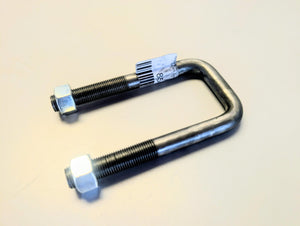 Trailer Axle U-Bolt Kit with Nuts — 1-3/4" x 4-3/8" Square, 1/2"-20 for 1-3/4" Square Axles | 854-8317 | AAA Trailer