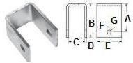 2" Wide Slipper Spring Center Hanger HG-291-C
