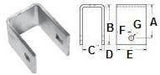 2" Wide Slipper Spring Center Hanger HG-291-C
