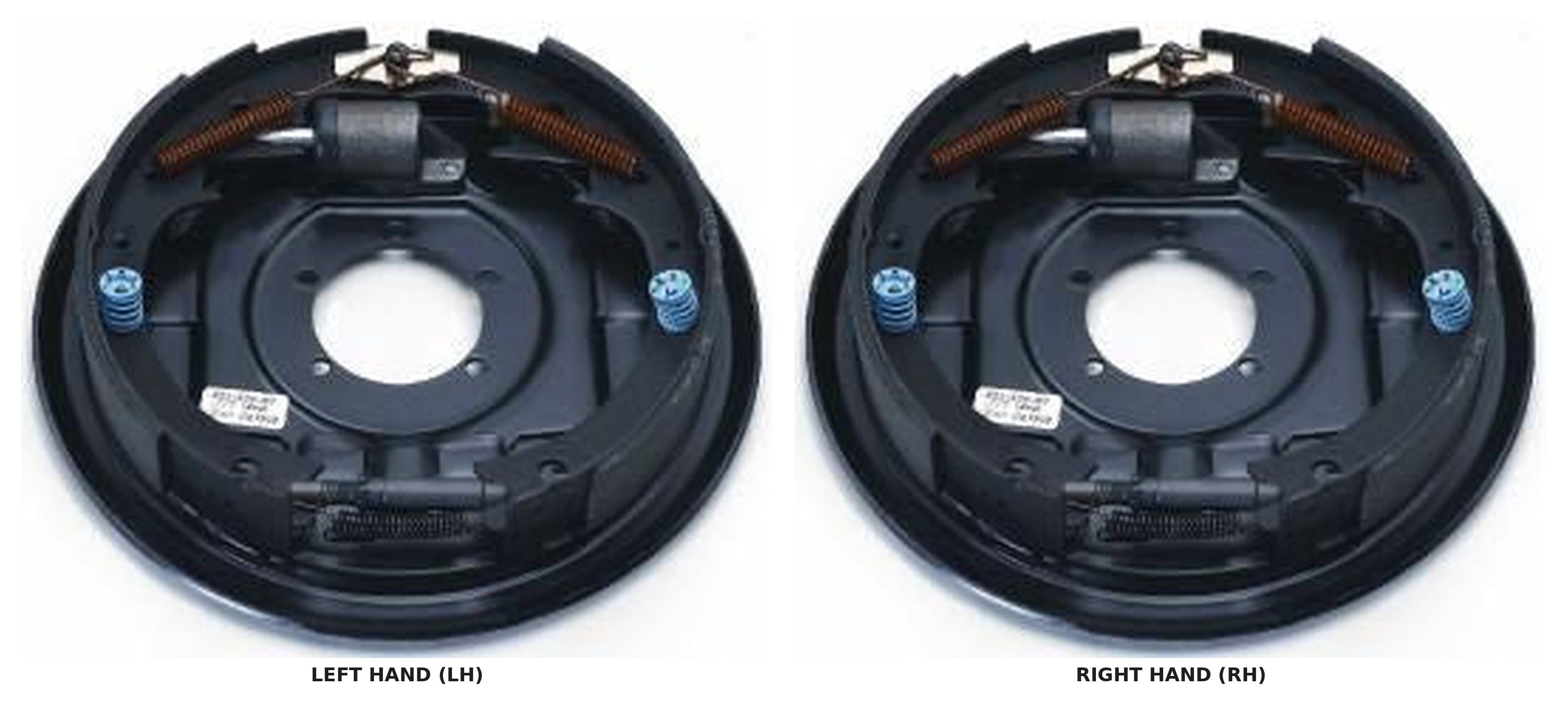 Dexter 12" x 2" Hydraulic Free-Backing Brake Assembly — K23-342-00 (LH) / K23-343-00 (RH)