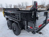 Griffin 6X12 Tandem Axle Hydraulic Dump Trailer with Tarp Kit