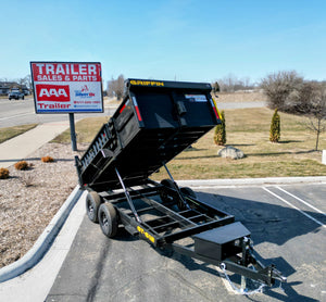 Griffin 6X12 Tandem Axle Hydraulic Dump Trailer with Tarp Kit