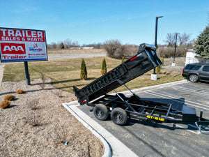 Griffin 6X12 Tandem Axle Hydraulic Dump Trailer with Tarp Kit