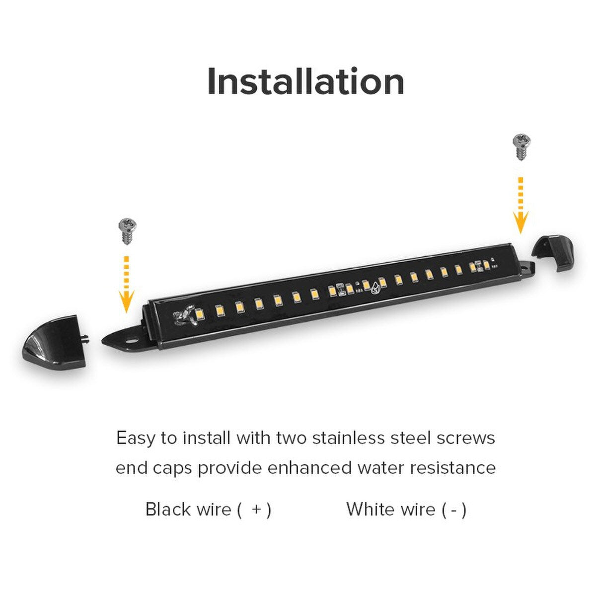 Dream Lighting LED Slim Waterproof Ramp Loading Light/Ultra Bright - 3500K