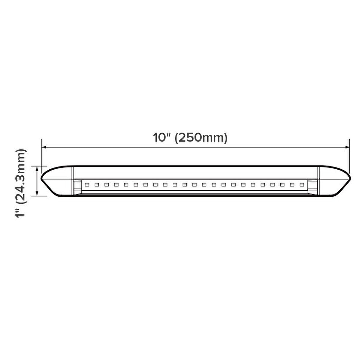 Dream Lighting LED Slim Waterproof Ramp Loading Light/Ultra Bright - 3500K