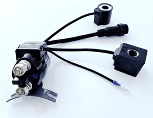 KTI 391-40 Molded Double Acting Solenoid with Magnets & Twist-Lock Connectors