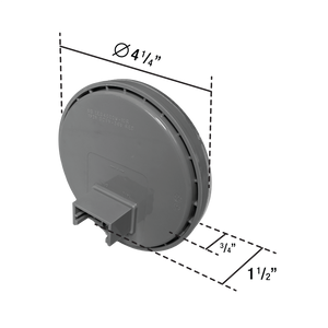LED Clear with Red LED - S/T/TL - Grommet Mount