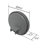 LED Clear with Red LED - S/T/TL - Grommet Mount