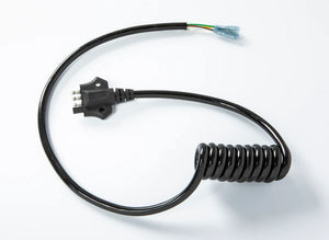 HitchCoil 4-Way, Coiled Connector w/ 6' Long Coiled Cable - Trailer End 104