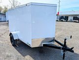 Cargo Mate SSV 5x8 Cargo Trailer w Swing Door - White - Stock# 123143