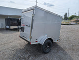 Cargo Mate SSV 4x6 Enclosed Cargo Trailer - Silver - Stock# 123133