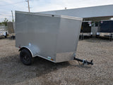 Cargo Mate SSV 4x6 Enclosed Cargo Trailer - Silver - Stock# 123133