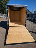 Cargo Mate 6x12 SA Enclosed Trailer w Ramp Door - Black - Stock# 105372