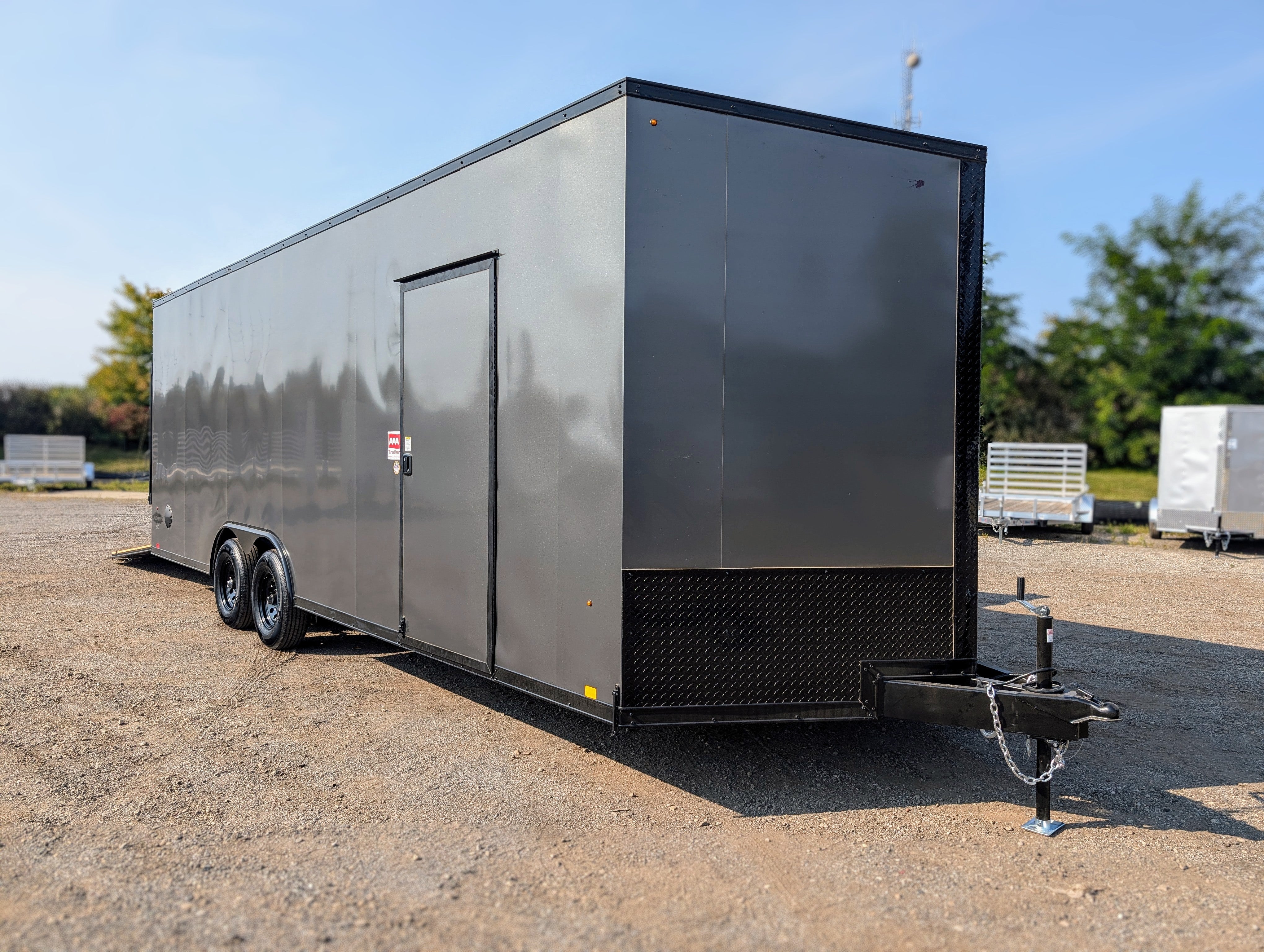 LOOK 8.5x24ft Enclosed Car Hauler / Race Trailer with Ultimate Escape Door