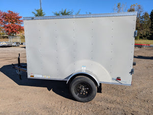 Cargo Mate E Series 5x8 Cargo Trailer w Swing Door - Gray - Stock# 123171