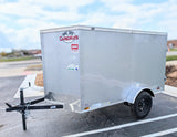 Cargo Mate SSV 5x8 Cargo Trailer w Swing Door - Gray - Stock# 123172