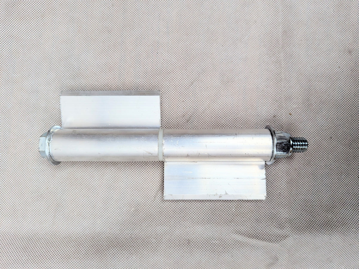 Silver Ox Weld on Aluminum Ramp Gate Barrel Hinge 8 1/4in - Removable Pin