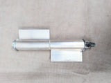 Silver Ox Weld on Aluminum Ramp Gate Barrel Hinge 8 1/4in - Removable Pin