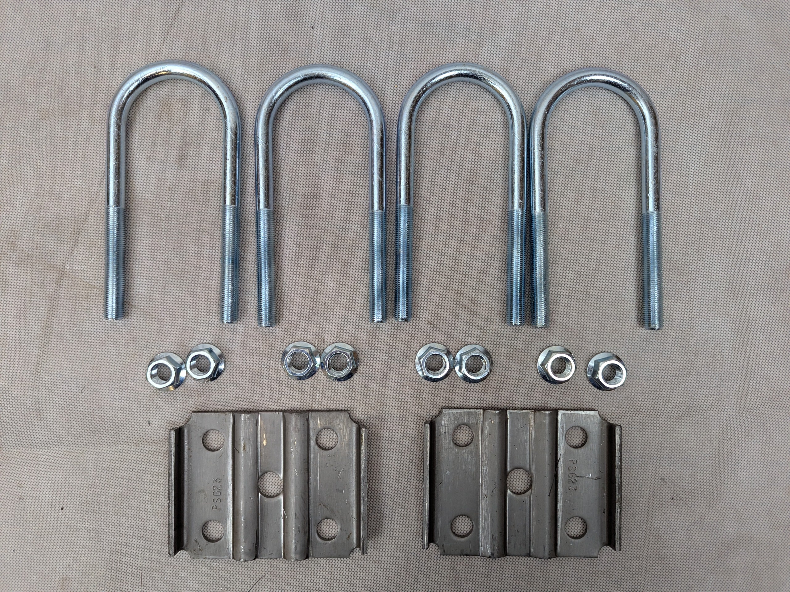 Dexter Axle U-bolts Southwest Wheel 2-3/8" Round U-Bolt Kit - Made In USA For 3,500 Lb Trailer Axles Southwest Axle - Foto 8