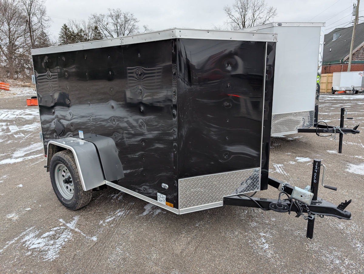 Cargo Mate SSV 5x8 Cargo Trailer w Swing Door - Black - Stock# 124056