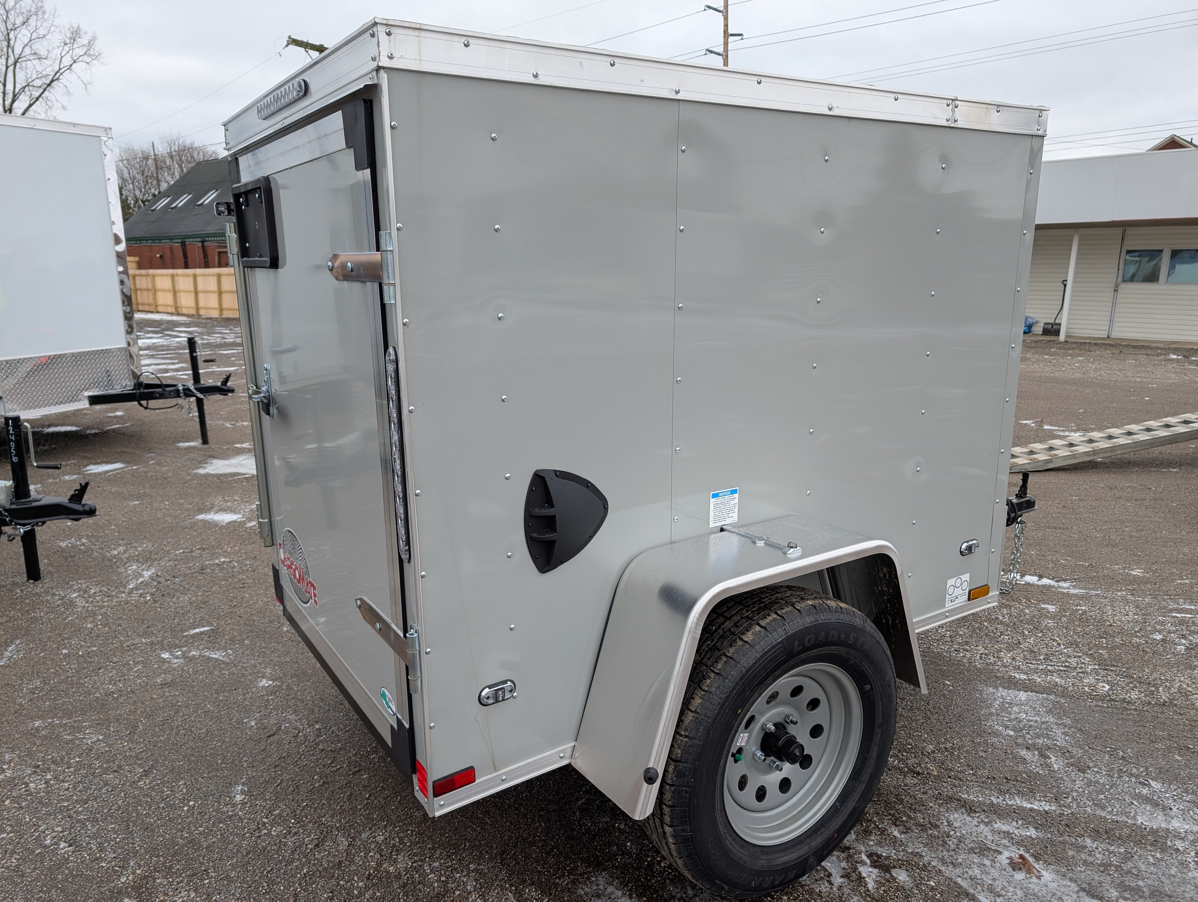 Cargo Mate SSV 4x6 Enclosed Cargo Trailer - Gray - Stock# 124053