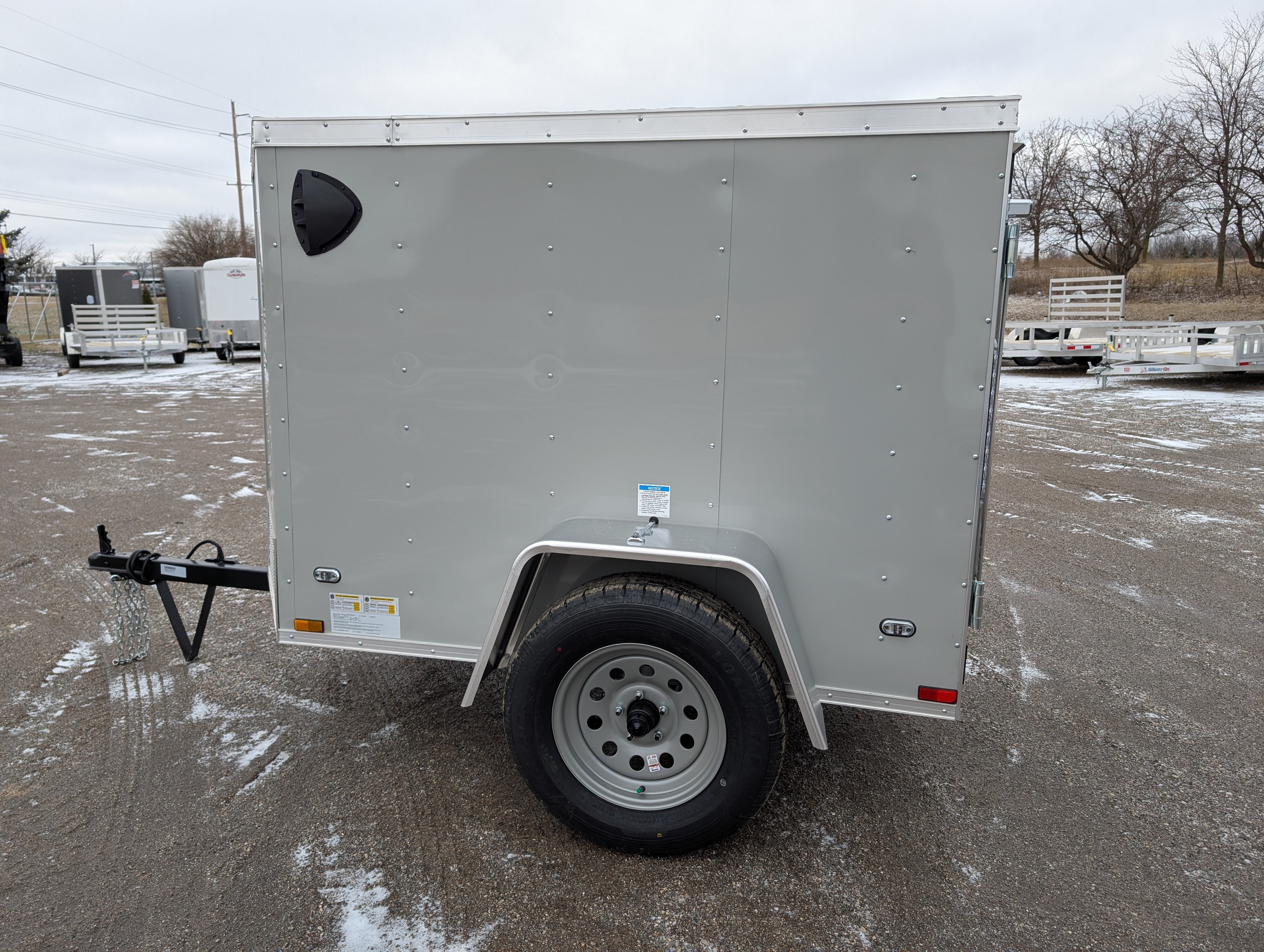 Cargo Mate SSV 4x6 Enclosed Cargo Trailer - Gray - Stock# 124053