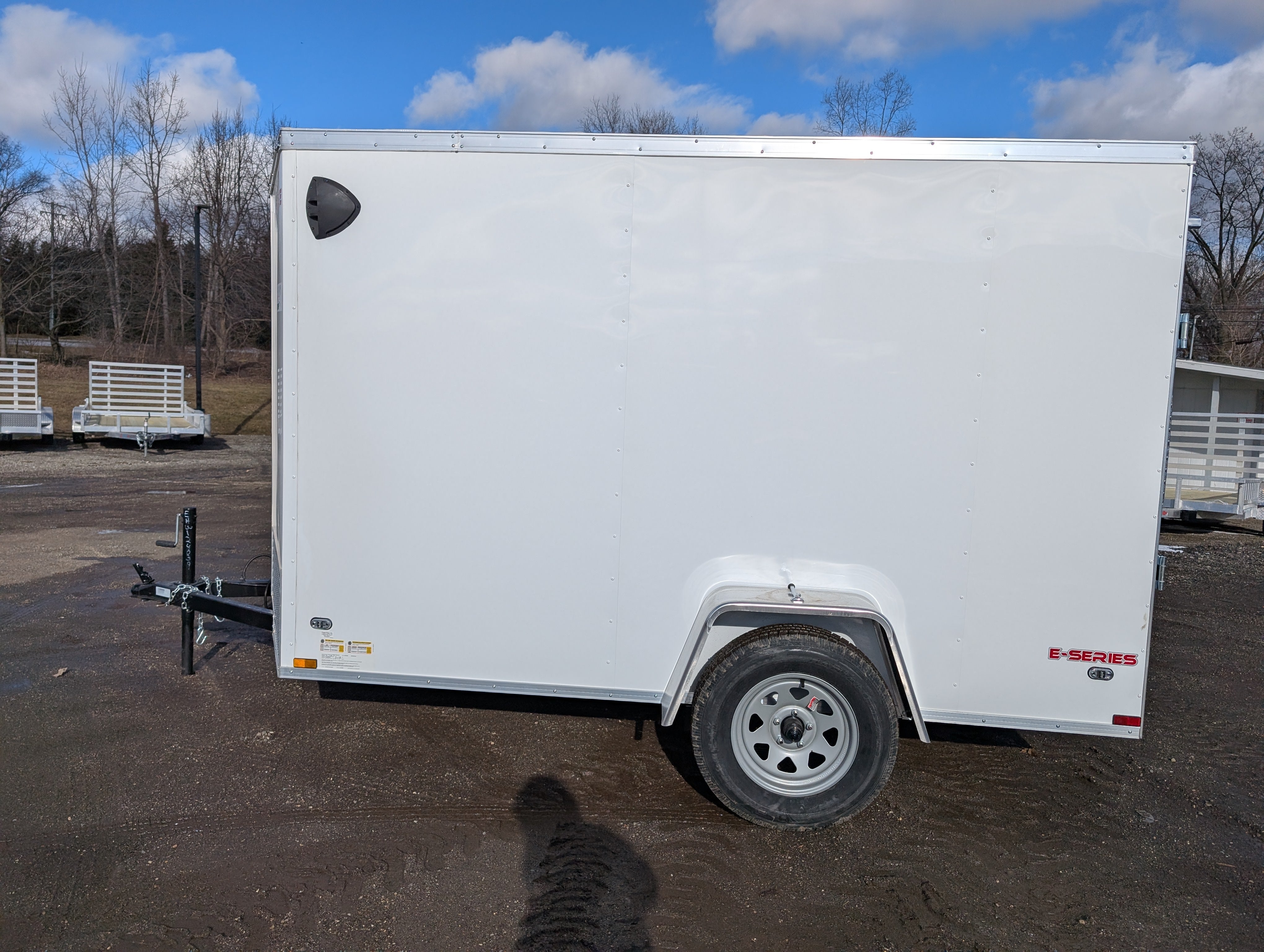 CARGO MATE 6x10 V Nose With Ramp Door Cargo / Enclosed Trailer -Stock# 124039